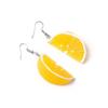 Lemon Earring for Women Resin Long Cute Tangerine Charm Earring Fashion Fruit Drop Dangle Earring for Girl Jewelry Gifts