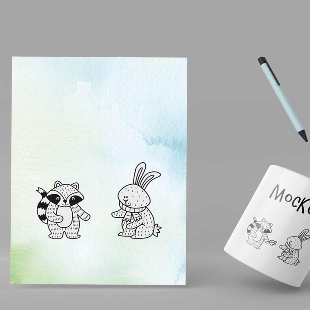 DUGUTUL Colored Printer Paper, Watercolor Stationary Paper, Double-Sided, Computer Paper for Business or Personal Use, Printer Friendly for Letters