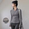 Women's Quick-Dry Long Sleeve Yoga & Running Top - Slimming, Professional Fitness Outerwear