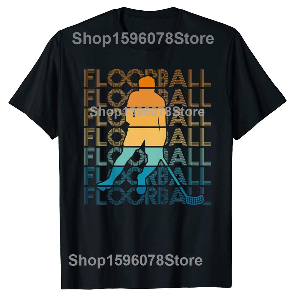 Funny Play Floorball Graphic Tshirts Men Womens Fashion Casual Tshirt 100 Cotton Loose Oversized T Shirt Summer
