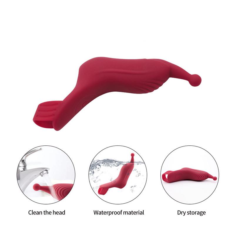 10 Modes Finger Vibrator Clitoris Massage G Spot Stimulation Rechargeable Vibrating Egg Sex Toys For Women Masturbation