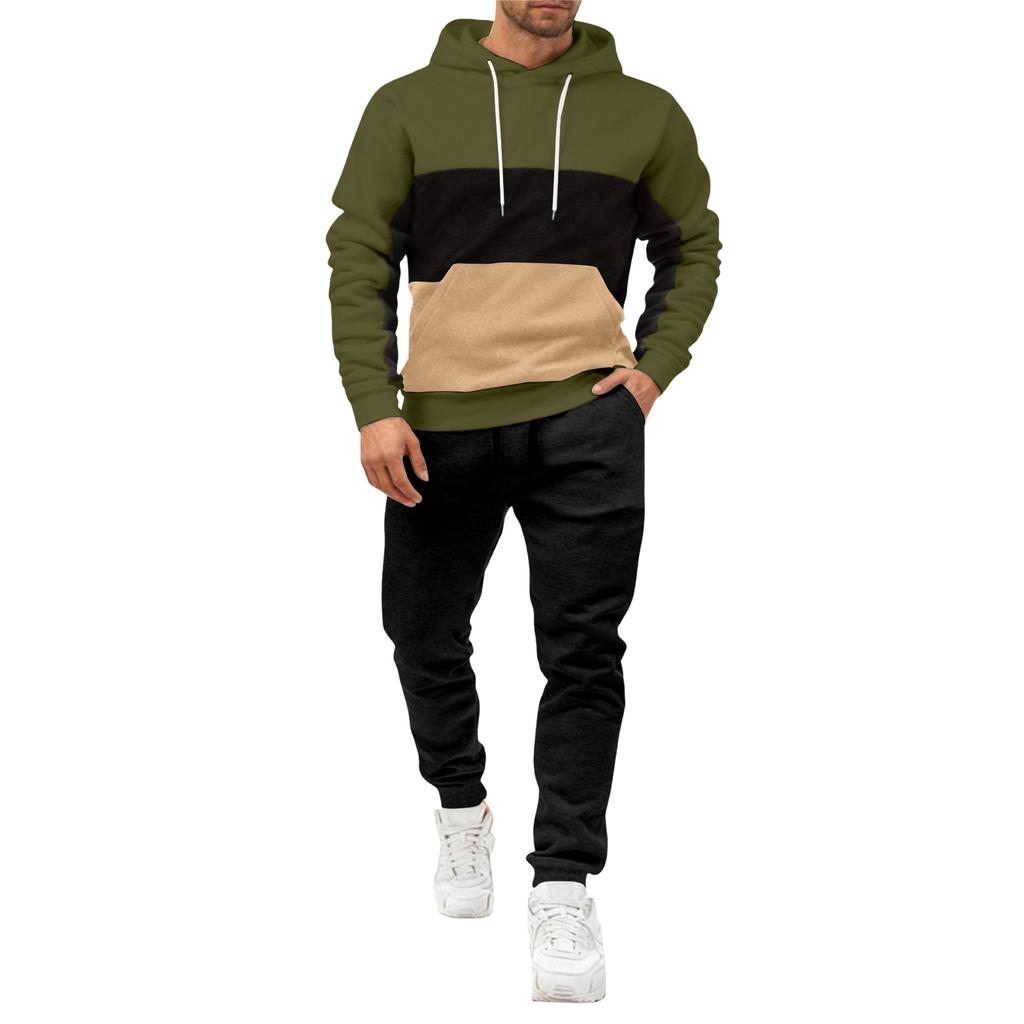 Men's Fall/Winter Hooded Sports Set