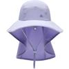 Anta Solid Color Design - Sun Protection Hat Kids Hats Purple A392426205-5