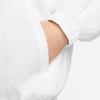 Nike Embroidered Logo Solid Color Zip Jacket Women Outerwear White DM6186-100
