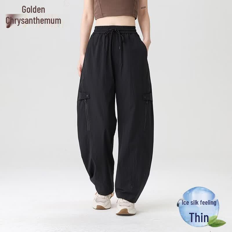 Jinjuan Unisex Summer Sun Protection Outdoor Casual Pants L