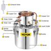 Alcohol Still, 50L Stainless Steel Water Alcohol Distiller W/ Condenser, 13.2Gal Wine Making Boiler W/ Copper Tube, Home Brewing Kit W/ Built-in
