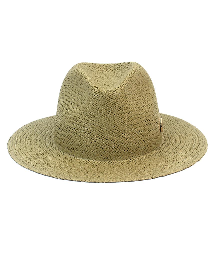 Yunibeosyeolkemiseuteuli Swing Basic Khaki Simple Fedora Summer Fedora