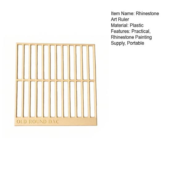 Rigla din plastic pentru pictură cu strasuri, DIY, accesorii pentru artă cu diamante, instrument de plasare a liniilor drepte pentru pictură 5D cu strasuri