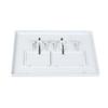 Upgrades Water Tank Button Panel Plastic Construction Easy Installs Strong Bathroom Flush Panel for Bathroom