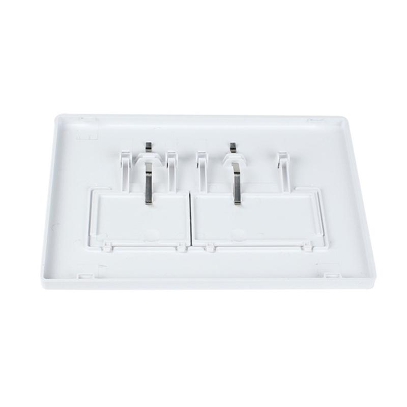 Upgrades Water Tank Button Panel Plastic Construction Easy Installs Strong Bathroom Flush Panel for Bathroom
