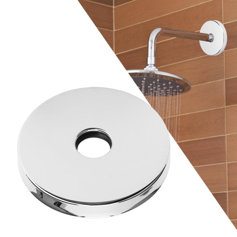 Flangia Grande per Braccio Doccia Acciaio Inossidabile 304 Piastra di Copertura per Braccio Doccia Per Tubo G1/2in Sostituzione Casa Galvanizzata