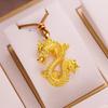 Vintage Chinese Style Necklace Flower Collarbone Necklace Fashion Dragon Pendant Necklace  Wedding