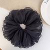 Oversize Hair Scrunchie Korean Pleated Hair Loop Women Elastic Hair Bands Fashion Headwear Ponytail Holder Hair Rope