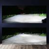 H4 Small Lens LED Lights, Fisheye Mini Headlights, Dual Lens, Far And Near Integrated, With Tangent Spotlight