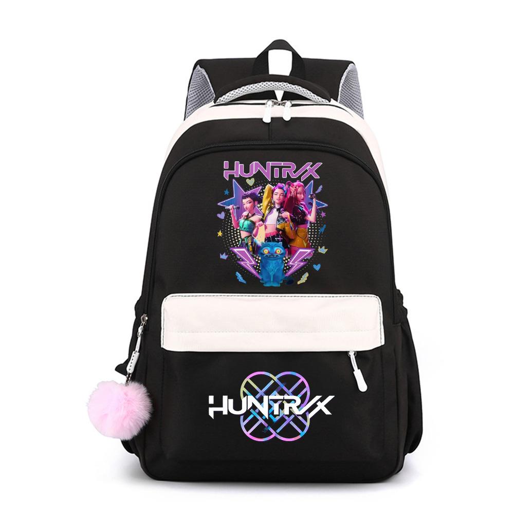 Anime Cute K-Pop Printed Large Capacity Waterproof Backpack for Teenger Student Girl Boy Schoolbag Bookbag Kid Gift Women Travel Bag Mochila