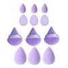 15/12/9pcs Makeup Sponge Puff Mini Finger Powder Puffs Cosmetic Foundation Sponges Triangular Powder Puffs Make Up Accessories