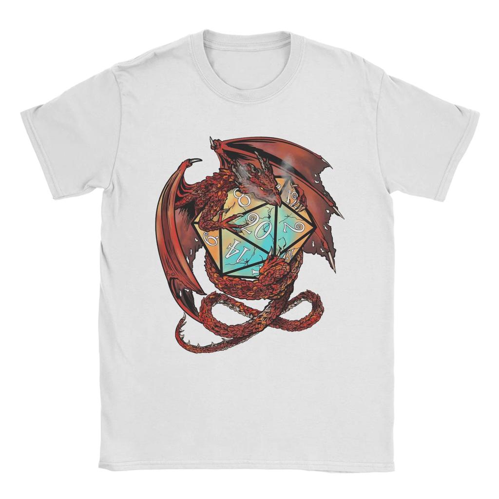 Unisex Clothing Unisex Dungeon Dragon DnD Dice T Shirt Unisexs Pure Cotton Leisure TShirt Round Neck Tee Shirt Short Sleeve Clothes
