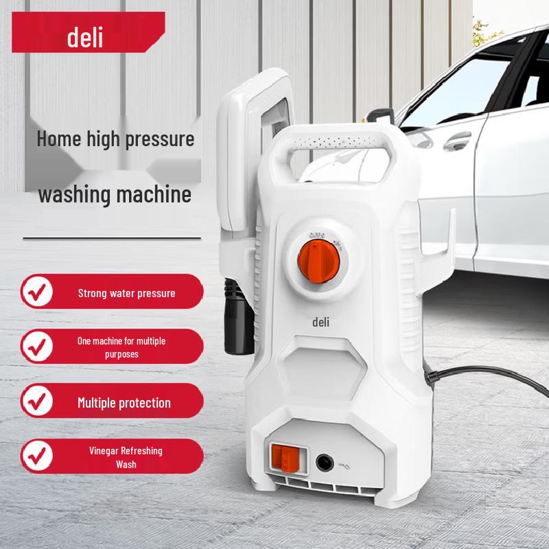 Deli DL882210 Household High-Pressure Washer CN Plug (adapter Included)