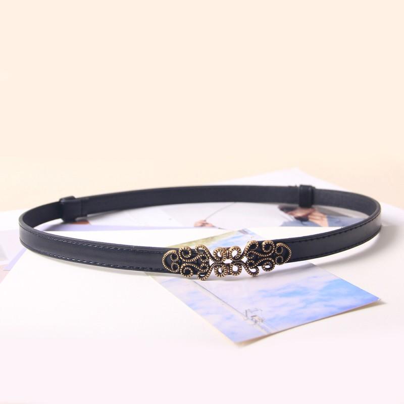Womens Slim Adjustable Waist Belt With Alloy Buckle Sweater Dress Casual Office Wear