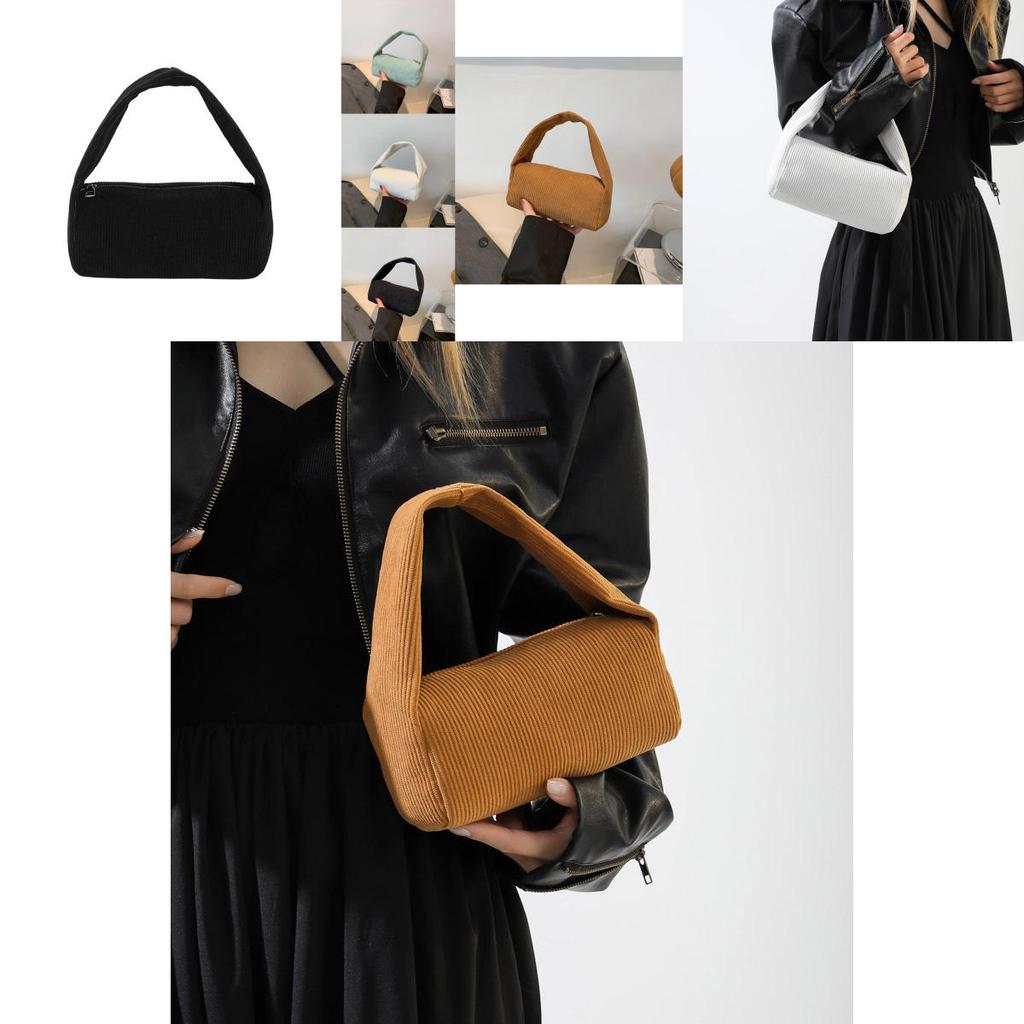 Trendy Stylish Large Capacity Crossbody Bag For Autumn With Soft Corduroy Material