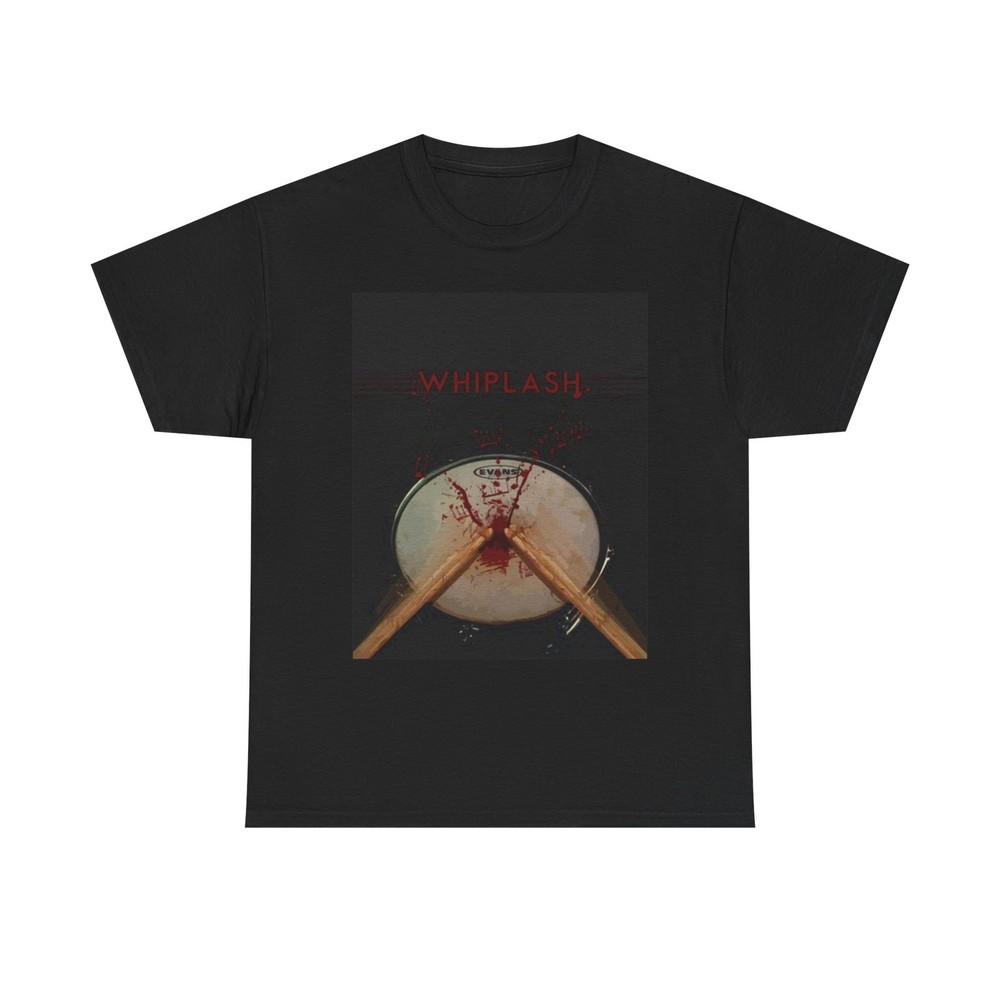 

Whiplash Graphic T Shirt Retro Drummer Music Vintage Unisex Heavy Cotton Tee L