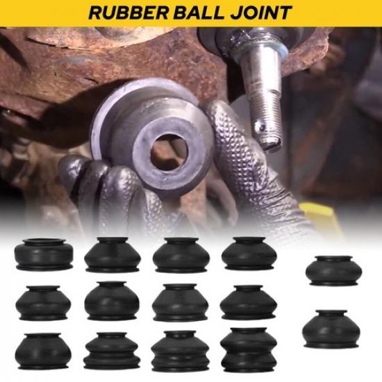 14X Universal Rubber Ball Joint Rubber Dust Boot Cover Track Rod End Set Kit