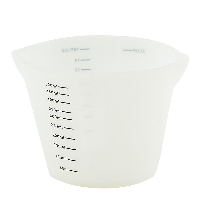 Silicone Measuring Cups - Graduated 250ml & 500ml Set for Baking & Liquids