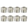 Universal Style Metal Car Anti-rust Motorbike Wheel Tire Valves Stem Cap Airtight Cover Dustproof with Rubber Seal Rings