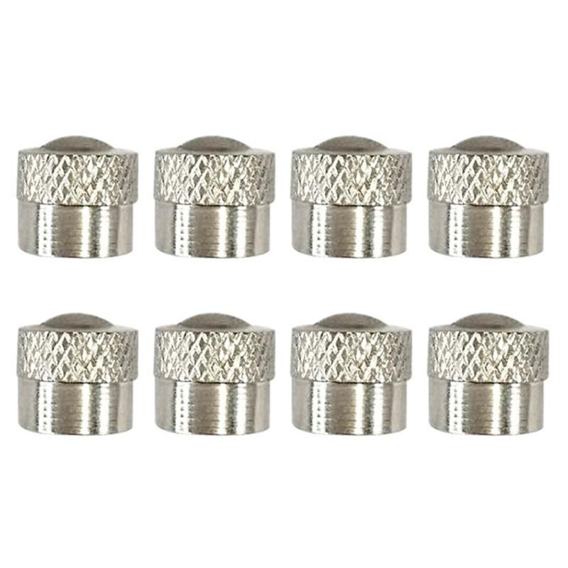 Universal Style Metal Car Anti-rust Motorbike Wheel Tire Valves Stem Cap Airtight Cover Dustproof with Rubber Seal Rings