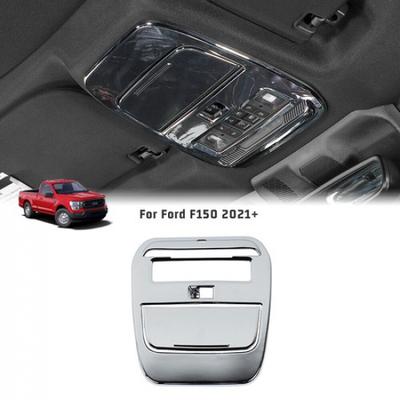 Chrome Front Reading Light Lamp Panel Trim Cover For Ford F150 + Accessories