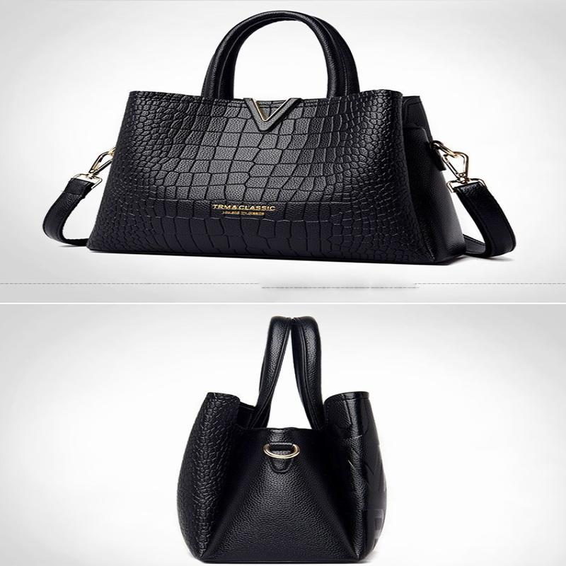 Modna damska torba typu crossbody, torba na ramię dla matki, damska, wysokiej jakości skórzana torebka