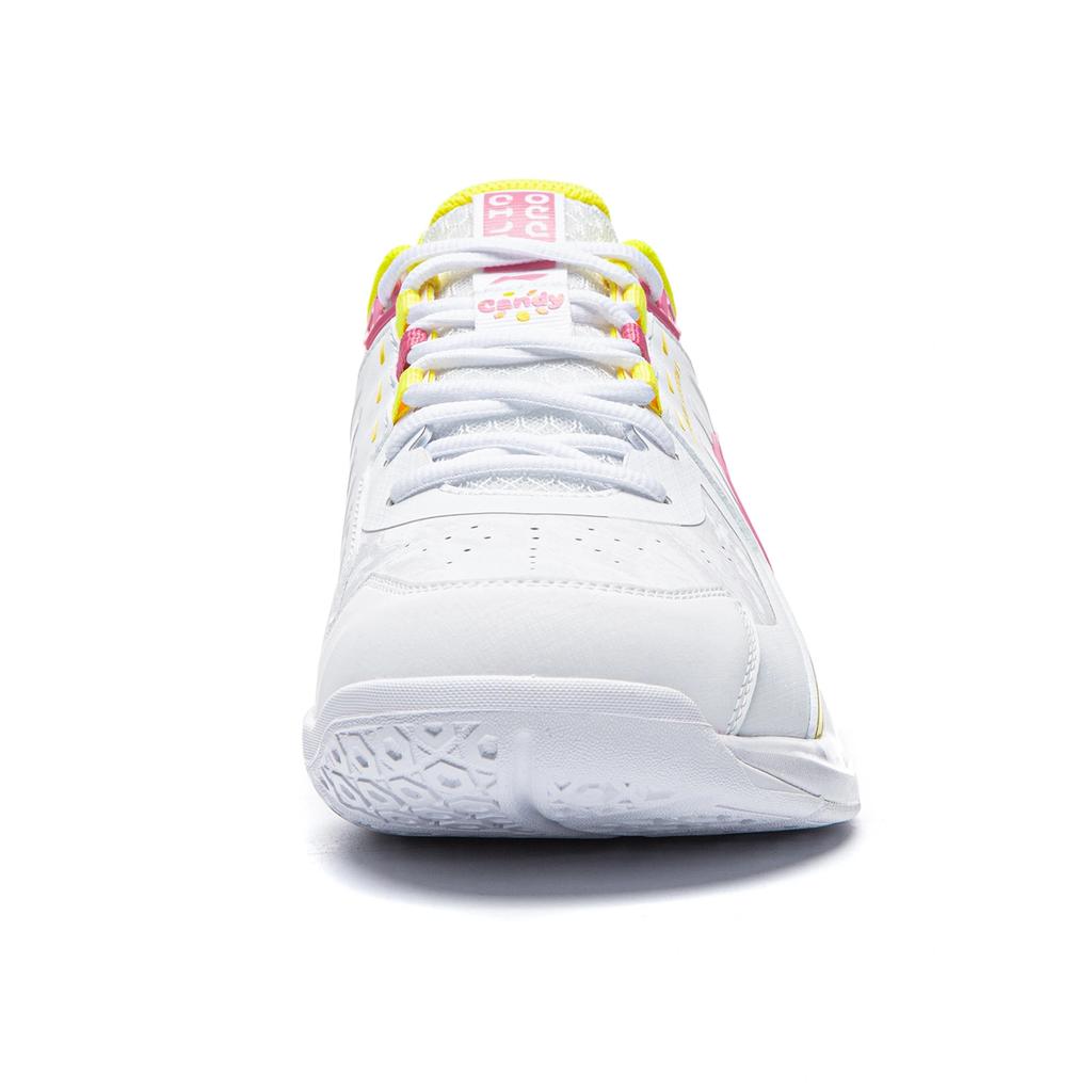 Men's Sneakers Li-Ning Badminton Shoes Unisex Low-top Standard White/Fluorescent Yellow