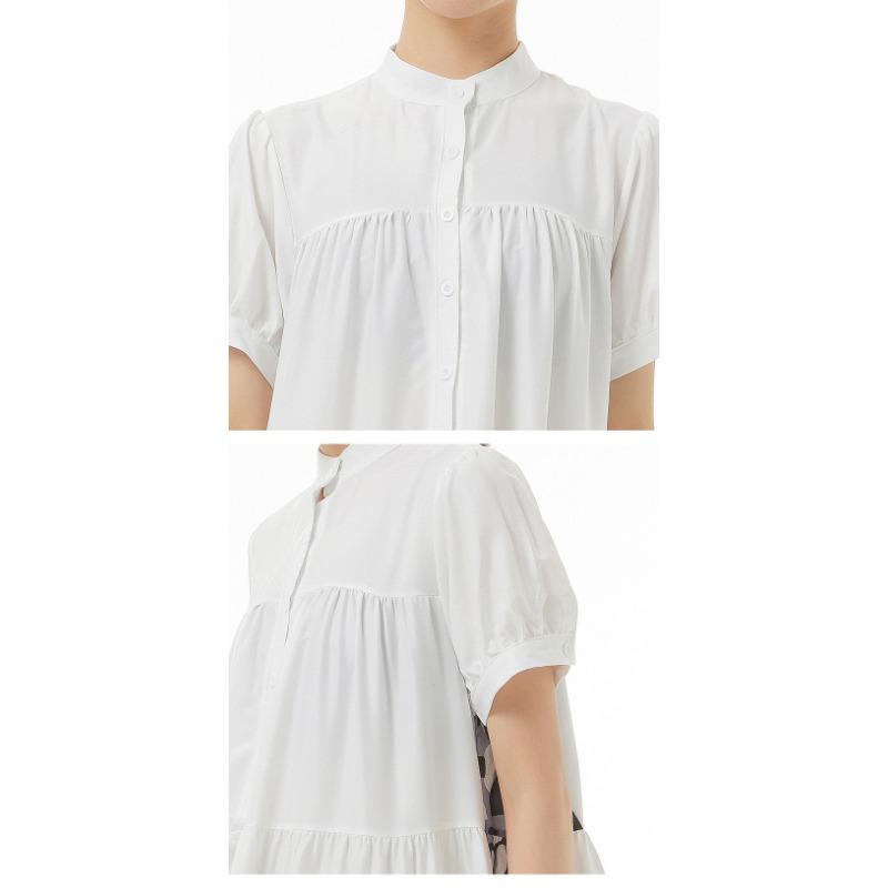 Summer Literary Retro Printing Dress Loose Plus Size Dress for Women