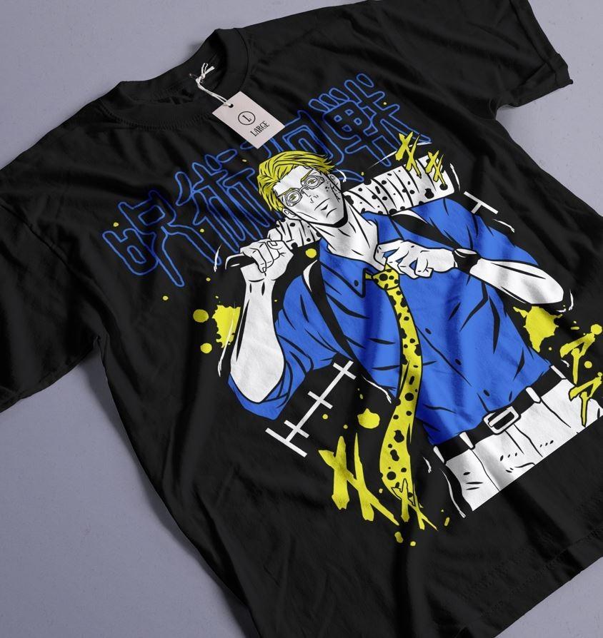 Nanami Kento T-Shirt Jujutsu Kaisen JJK Gojo Satoru Horror Anime Shirt All Size