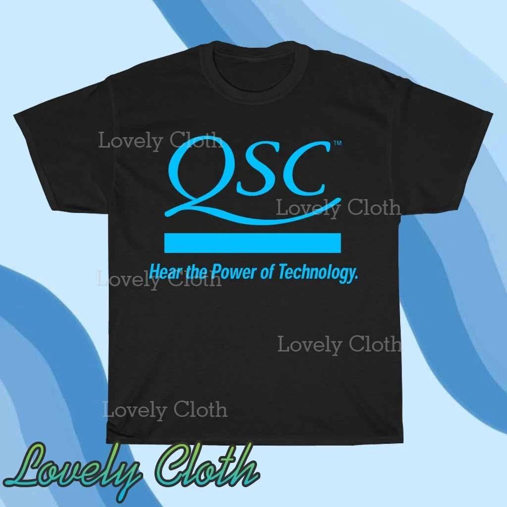 QSC Audio Men s Logo TEE T-Shirt Funny American Size S to 5XL T-Shirt S