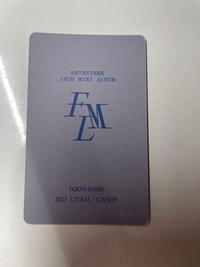 [USED] Jeonghan limited trading card