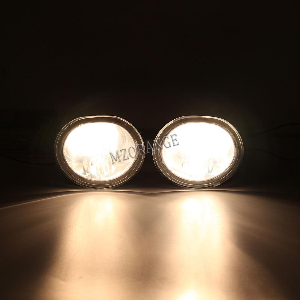 Driving Clear Lens Bumper Lamps Fog Lights For Toyota Matrix Pontiac Vibe 2003-2008 Headlights Driving Wire YC100924-CL