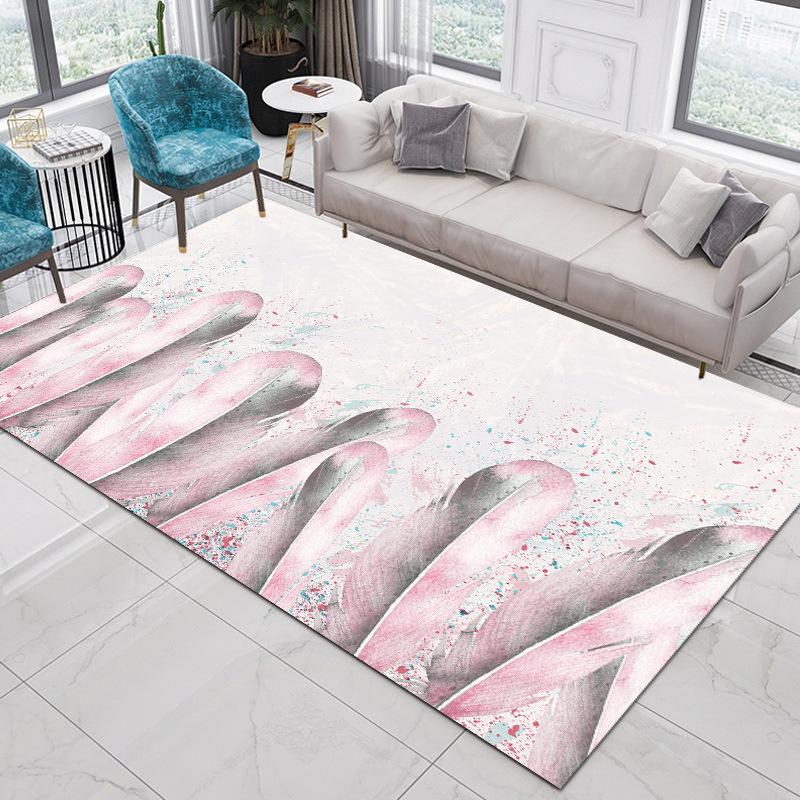 

Ковер в скандинавском стиле для гостиной, простой журнальный столик, диван, спальня, прикроватный ковер, большой домашний коврик 100 * 160cm