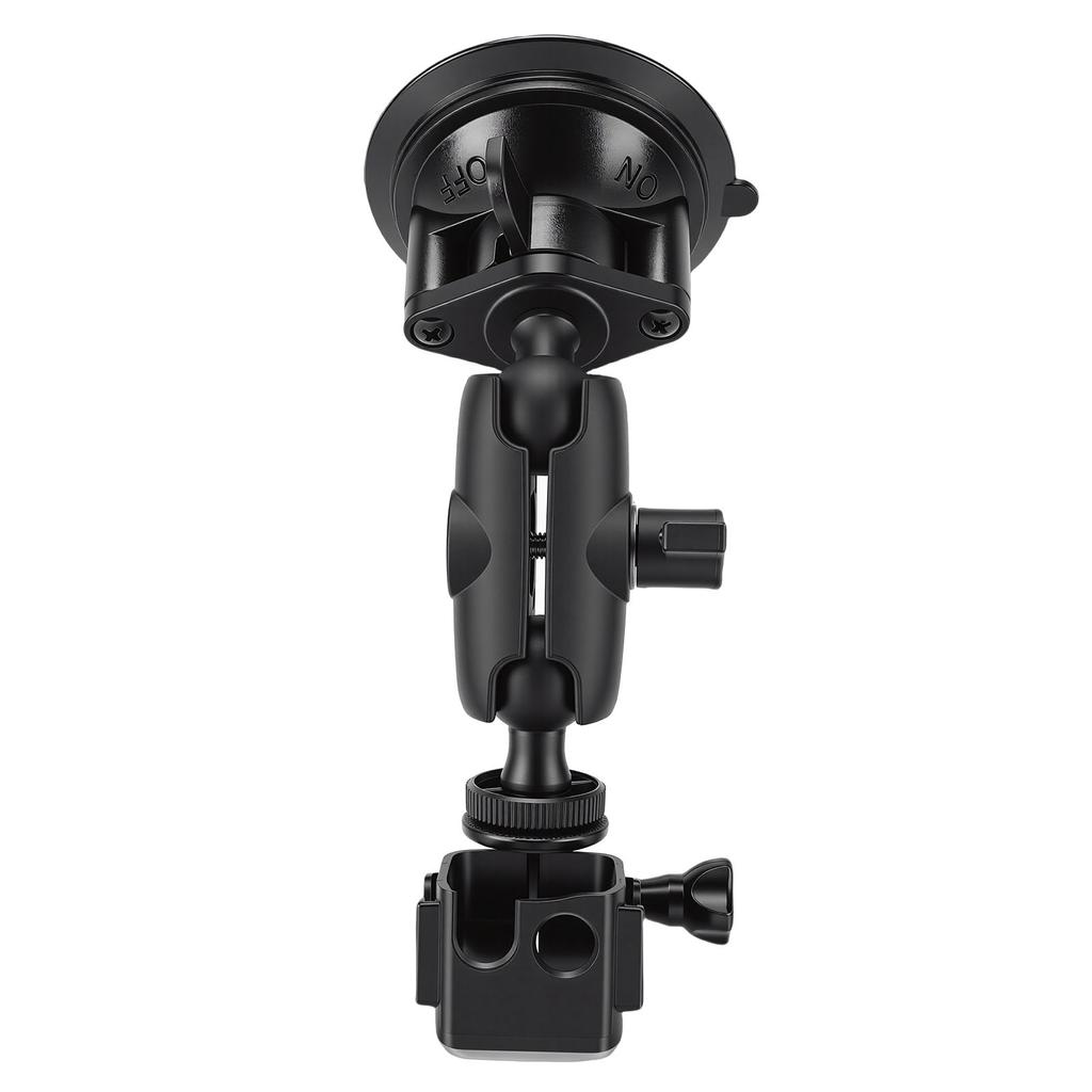 Suction Cup Mount Fit for DJI Osmo Pocket 3 Camera Car Windshield Window Dash Mount Holder with Expansion Adapter