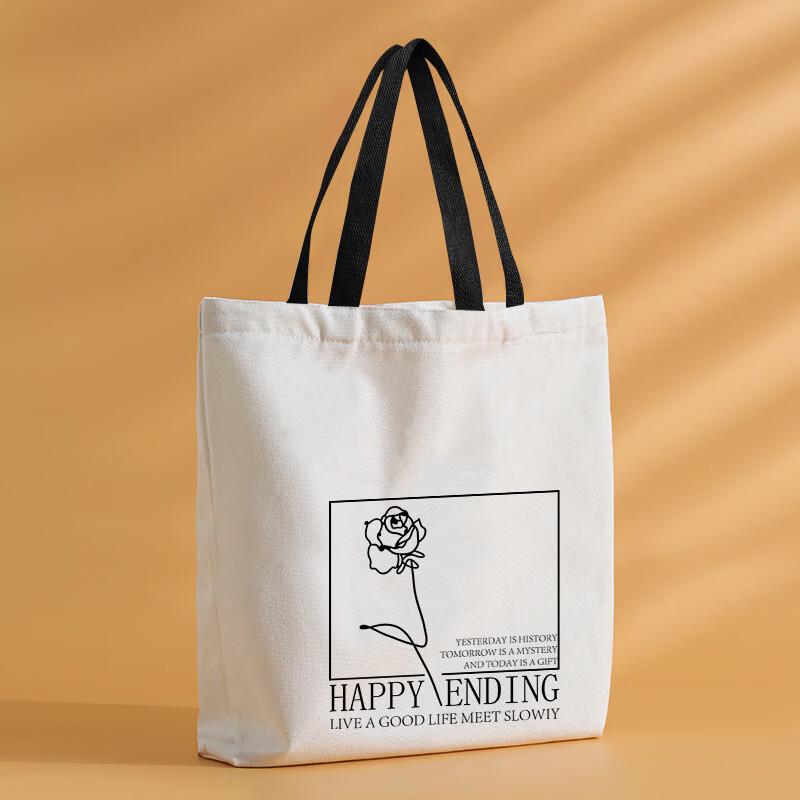 Right Away Large Canvas Tote Bag