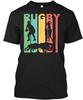 Vintage Rugby Graphic T Shirt Made In the USA Size S To 5XL