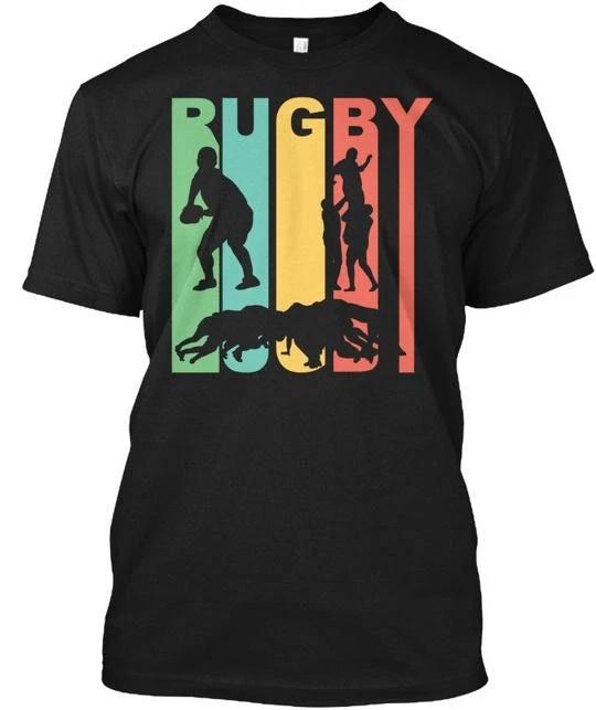 Vintage Rugby Graphic T shirt Made in the USA Size S to 5XL M