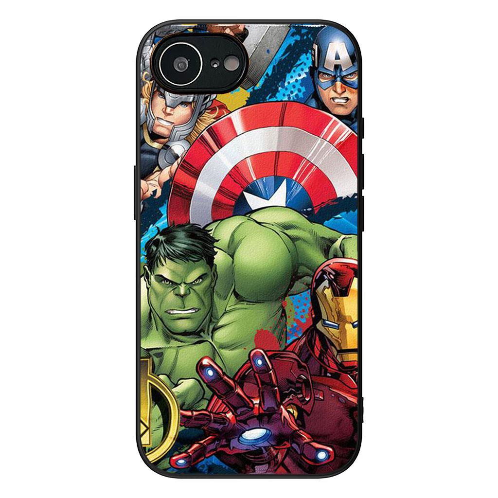 Marvel Hero Iron Man Casing Phone Cover for Samsung Galaxy S22 S21 S20 Fe Ultra S9 Plus + A13 A22 M21 M31 M55 M15 Case