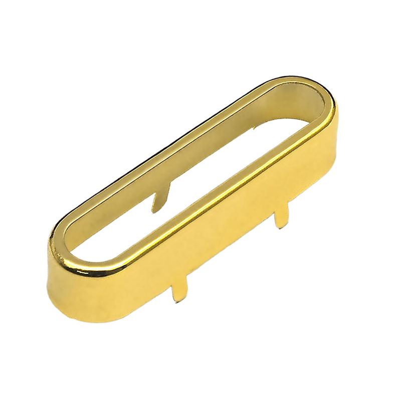 1Pcs ST Pickup Cover Gold/Silver Brass Cover for ST Single Coil Pickup 72x20mm Guitar Shell Top Open Parts Lid