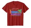 Chemical Periodic Table of Elements Novelty Graphic Designs T-shirt