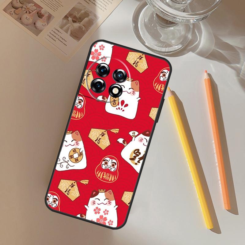 

милий щасливий кіт Чохол Для OnePlus 13R 13 12 R 11 9 10 Pro 8T 9RT 10T OnePlus Nord CE 2 3 4 Lite N20 N30 Чохол OnePlus 11