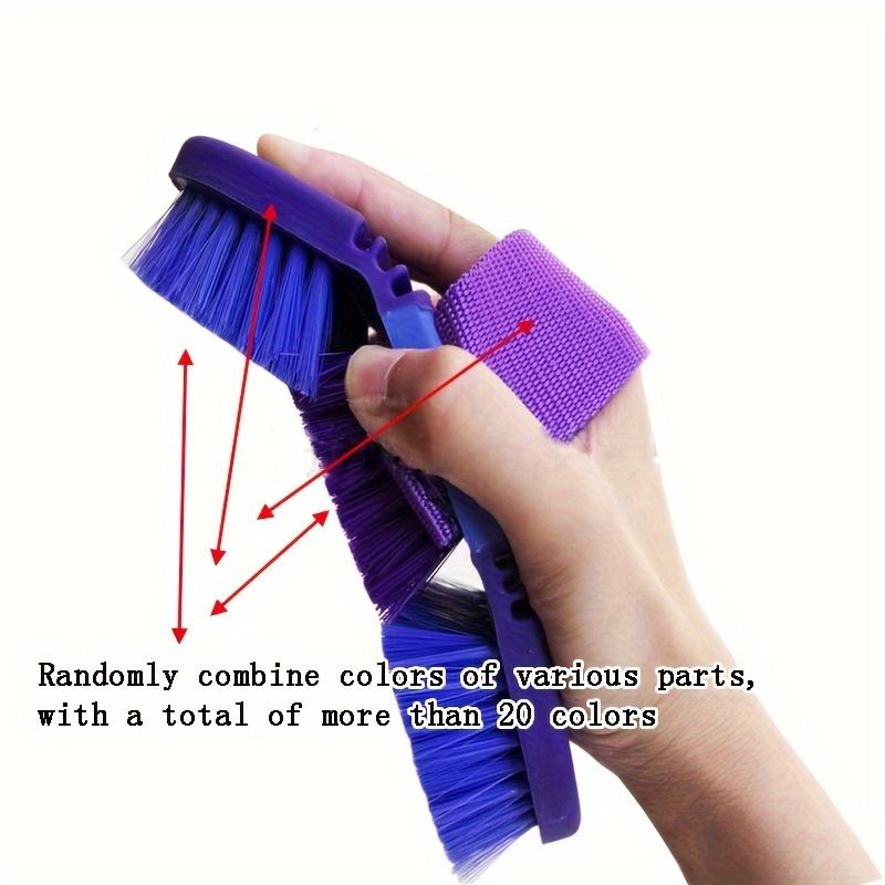 Versatile Soft Bristle Horse Brush - Bendable, Multi-Angle Grooming Tool for Horses, Cows - Ideal for Bathing and Cleaning