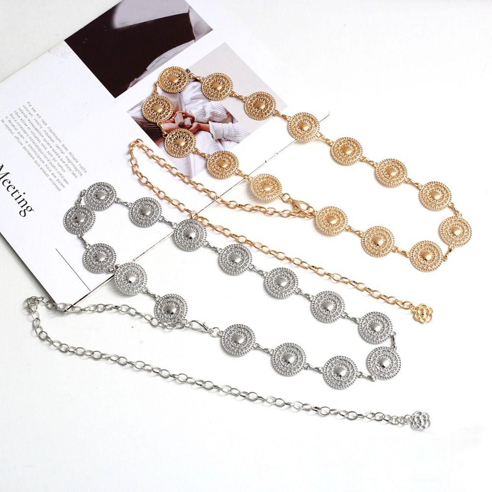 Gold Color Chain Belt Vintage Waist Chain New Chain Waistband  Skirt Decor