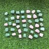 Crystal Engraved Runes Gemstone Stone Rune Set Viking Amulet Stones Divination for Healing