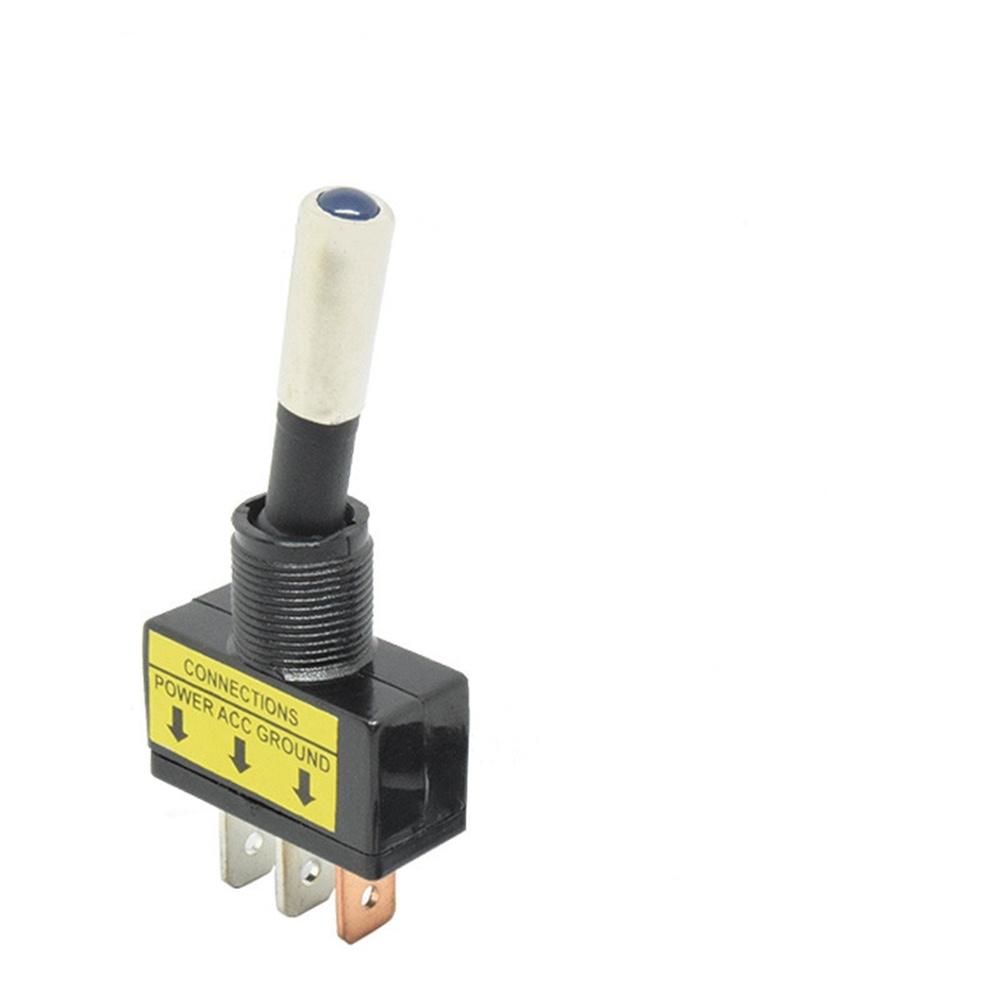 1PCS ASW-15D DC 12V 20A Auto Auto LED Licht Toggle Rocker Swi, 12mm Auto modifikation schalter taste schalter kippschalter
